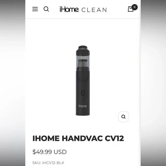 iHome Cordless Hand Vacuum and Air Blower NEW - Picture 3 of 6